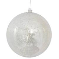 Vickerman 8" Silver Shiny Mercury Ball Ornament