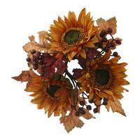 Vickerman 13" Artificial Gold Fall Sunflower Berry