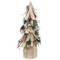 Vickerman 1.7' Birch Bark Cone Berry Pine