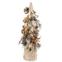 Vickerman 2' Birch Bark Cone Berry Pine
