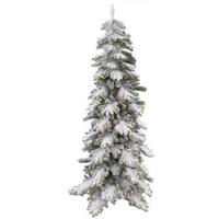 Vickerman 7' x 40" Artificial Flocked Vail Pine 350 Clear Miniature Lights