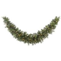 Vickerman 60" Artificial Green Sierra Pine Swag 70 Clear Minilights