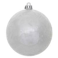 Vickerman 2.75" Silver Crackle Ball Ornament (12 pack)