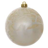 Vickerman 2.75" Champagne Crackle Ball Ornament (12 pack)