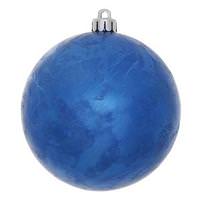 Vickerman 10" Blue Crackle Ball Ornament