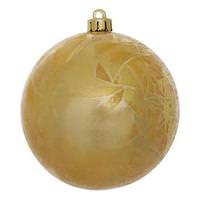 Vickerman 10" Gold Crackle Ball Ornament