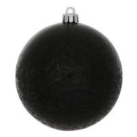 Vickerman 10" Black Crackle Ball Ornament