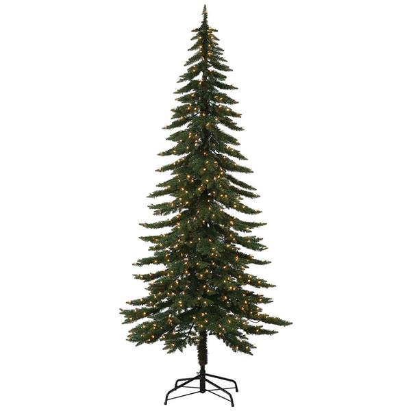 9' x 46" Artificial Ridgeline Alpine 600 Clear Lights