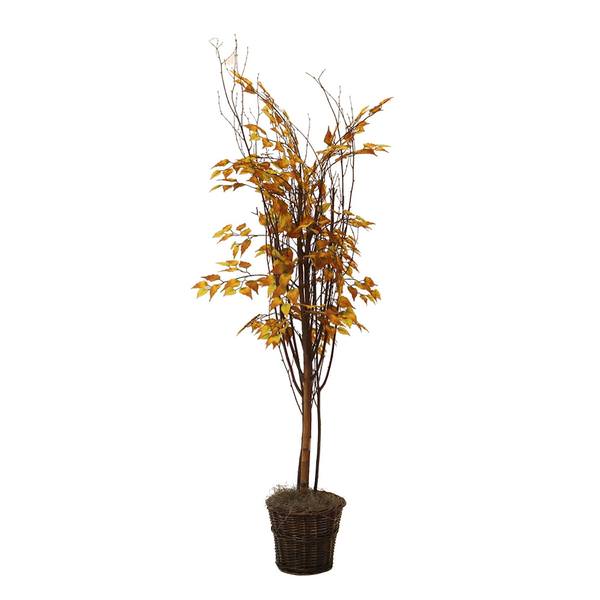 5' Artificial Natural Golden Birch