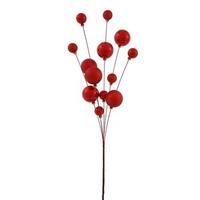 Vickerman 32" Red Shiny Matte Ball Spray