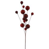 Vickerman 32" Burgundy UV Shiny Matte Ball Spray