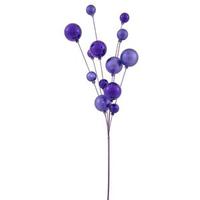 Vickerman 32" Purple Shiny Matte Ball Spray