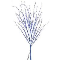 Vickerman 36" Artificial Blue Twig Electric Micro LED Lighted Branch (60 Blue Lights)