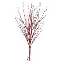 Vickerman 36" Artificial Red Twig Electric Micro LED Lighted Branch (60 Red Lights)
