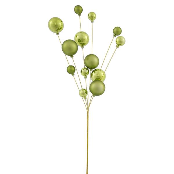 32" Lime Shiny Matte Ball Spray