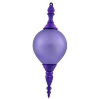 Vickerman 21" Purple Shiny Matte Finial Ornaments