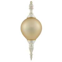 Vickerman 21" Gold Shiny Matte Finial Ornament