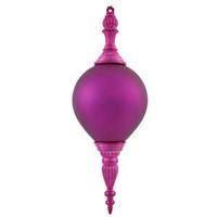 Vickerman 21" Magenta Shiny Matte Finial Ornaments
