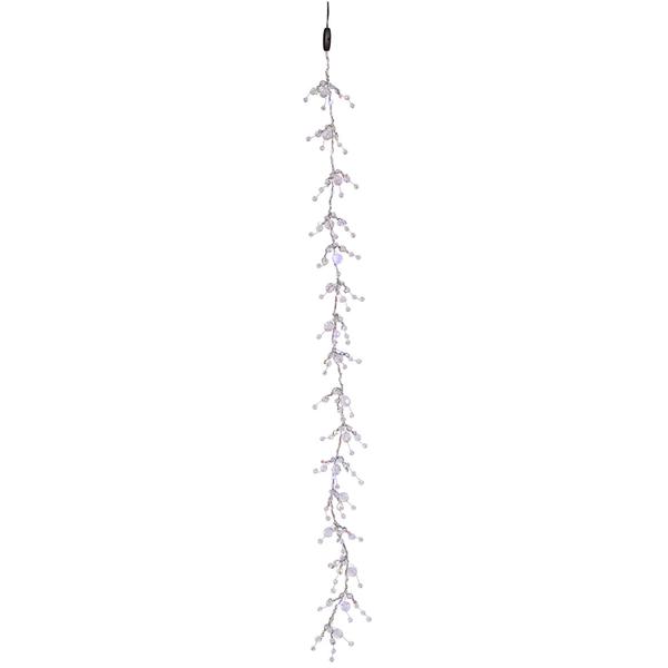 48 Light - 3.75' Multi-Color Jewel Beaded Micro LED Garland