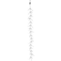 Vickerman 48 Light - 3.75' Pure White Jewel Beaded Micro LED Garland