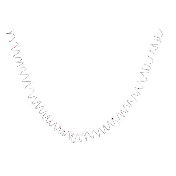 19.5' 60 Light Pink Micro LED String with 4" Spacing