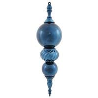 Vickerman 30" Sea Blue Shiny Finial Ornament