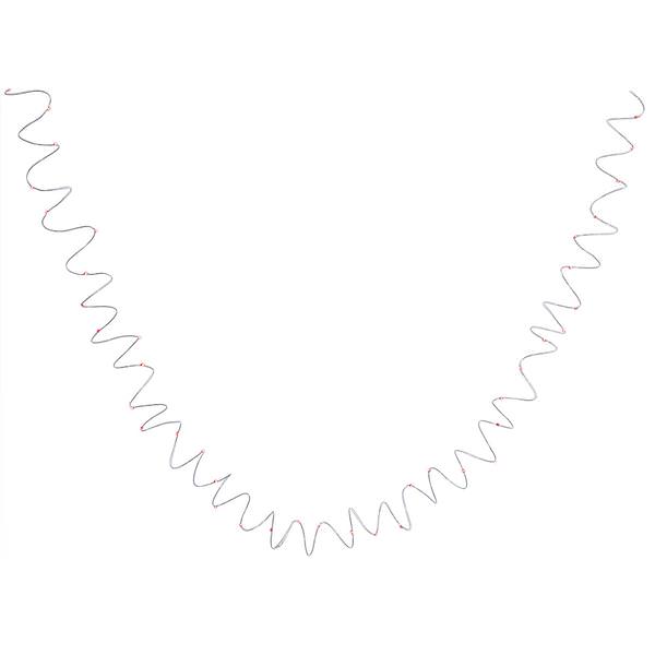 19.5' 60 Light Orange Micro LED String with 4" Spacing