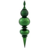 Vickerman 36" Emerald Shiny Matte Finial Ornament