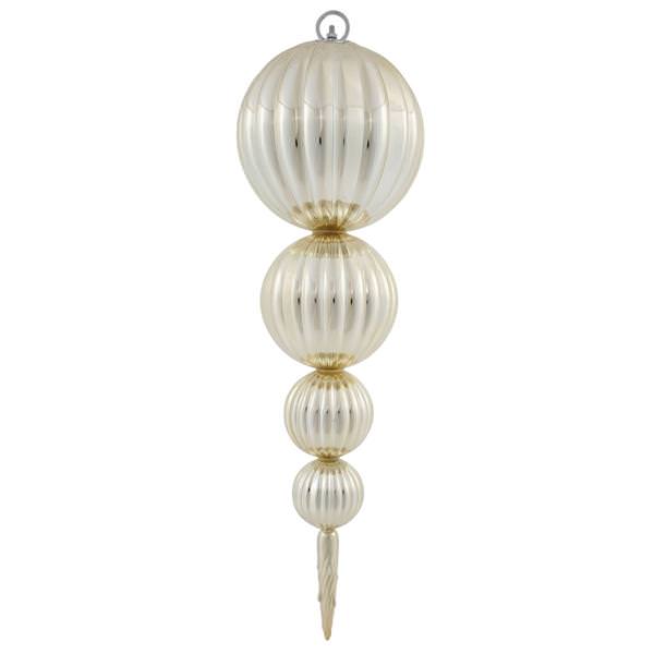 26" Gold Shiny Ball Finial Ornament