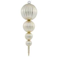 Vickerman 26" Gold Shiny Ball Finial Ornament