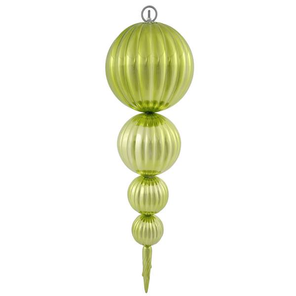 26" Lime Shiny Ball Finial Ornament