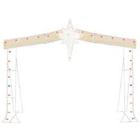 Vickerman 75" x 90" Stable C7 Wire Silhouette