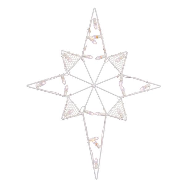 39" x 30" Star Bethlehem C7 Window Decor Wire Silhouette