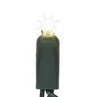 Vickerman 60 Light 40' Green Wire Warm White Micro LED Twinkle Lights with 8" Spacing