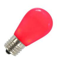 Vickerman 1.3 watt 130 volt S14 Medium Screw Base Ceramic Red LED
