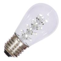 Vickerman S14 Medium Screw Base Warm White Transparent LED