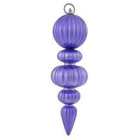 Vickerman 13.5" Purple Matte Ball Finial Ornament