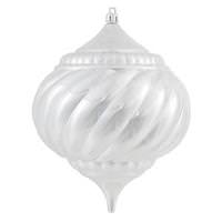 Vickerman 7" Silver Shiny Lantern Ornament
