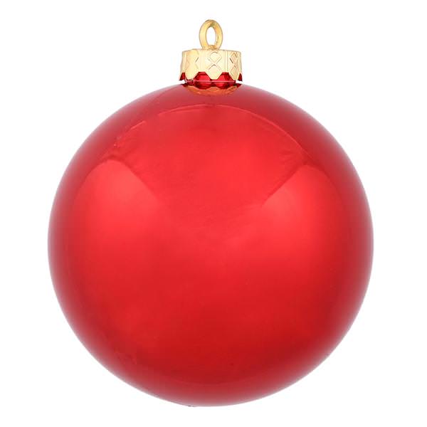 2.75" Red Shiny Ball Ornament (12 pack)