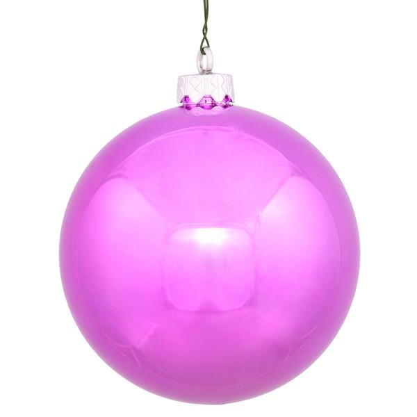 2.75" Orchid Shiny Ball Ornament (12 pack)