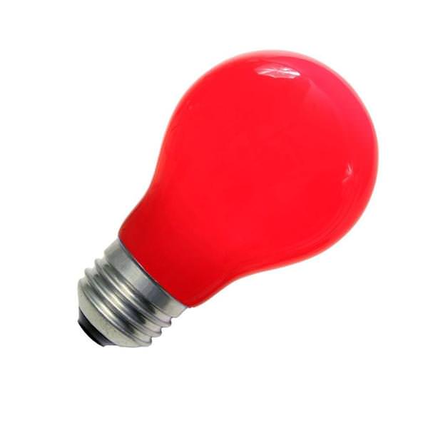 1.2 watt 120 volt A19 Medium Screw Red Ceramic LED