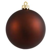 Vickerman 2.75" Mocha Matte Ball Ornament (12 pack)