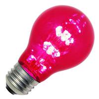 View 1 watt 120 volt A19 Medium Screw Red LED