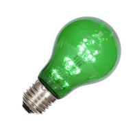 View 1 watt 120 volt A19 Dimmable Medium Screw Green LED