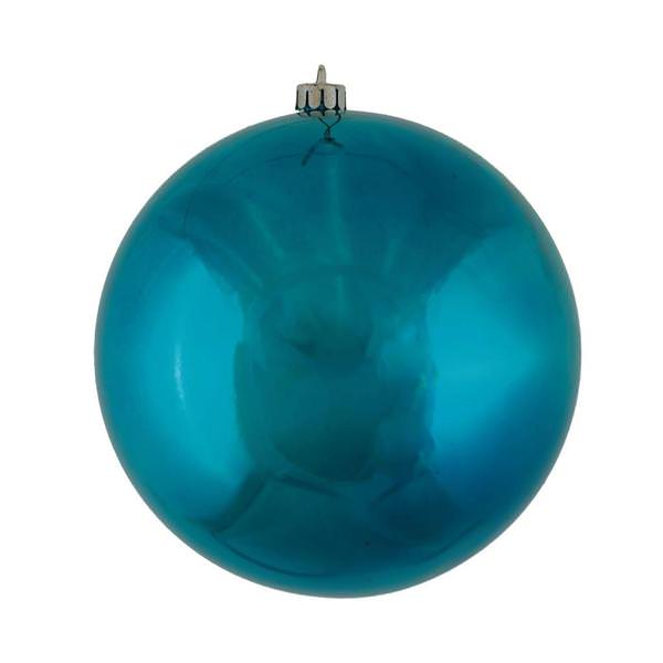 2.75" Sea Blue Shiny Ball Ornament (12 pack)