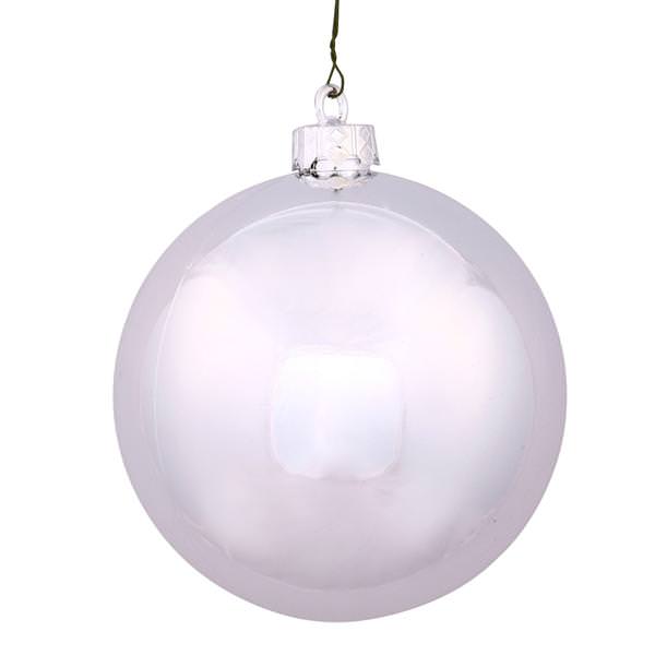 3" Silver Shiny Ball Ornament (12 pack)