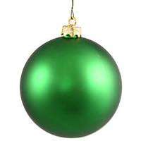 View 3" Emerald Matte Ball Ornament (12 pack)