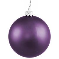 View 3" Plum Matte Ball Ornament (12 pack)