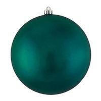 View 4" Sea Blue Matte Ball Ornament (6 pack)