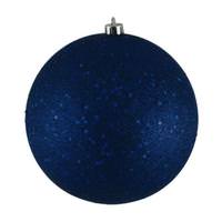 Vickerman 4" Sea Blue Sequin Ball Ornament (6 pack)